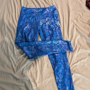 Constantly Varied Gear Blue Snake Print Leggings